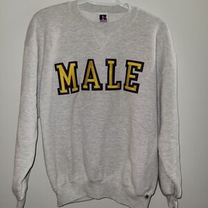 VTG Russell Athletic Louisville Male High School Sweatshirt Size Med Made In USA